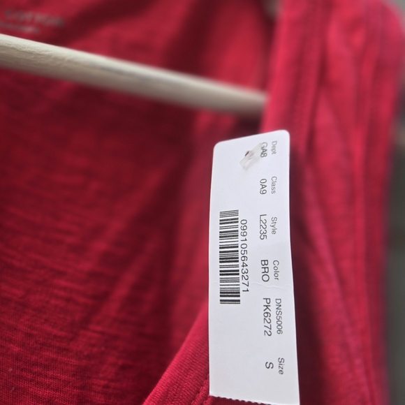 J.Crew Vintage Cotton Tank (Pink/Red) — NWT - Picture 4 of 4